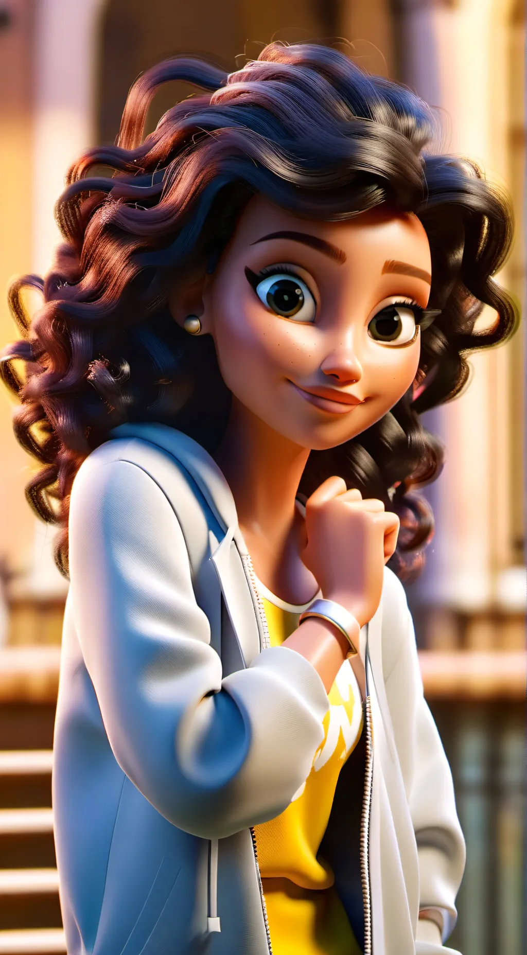 ai character: Victoria  background