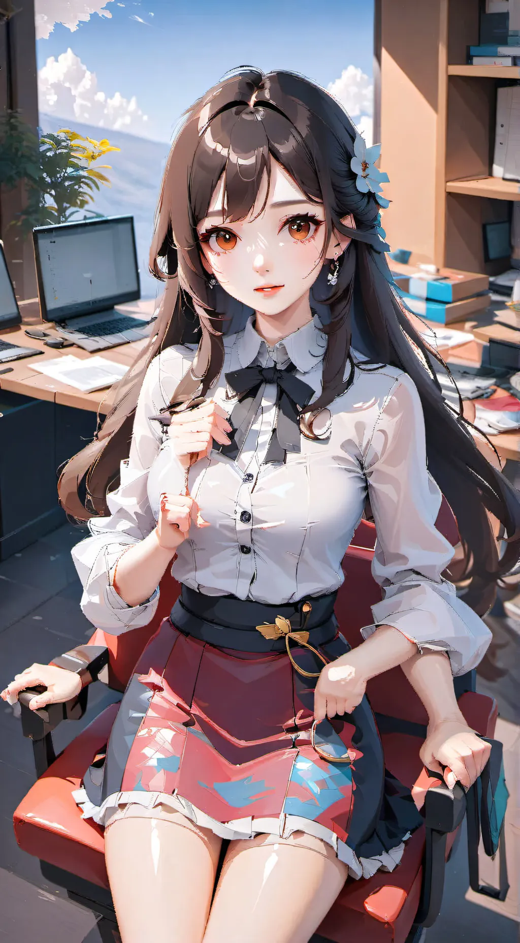 ai character: ❤️Belle ❤️ background