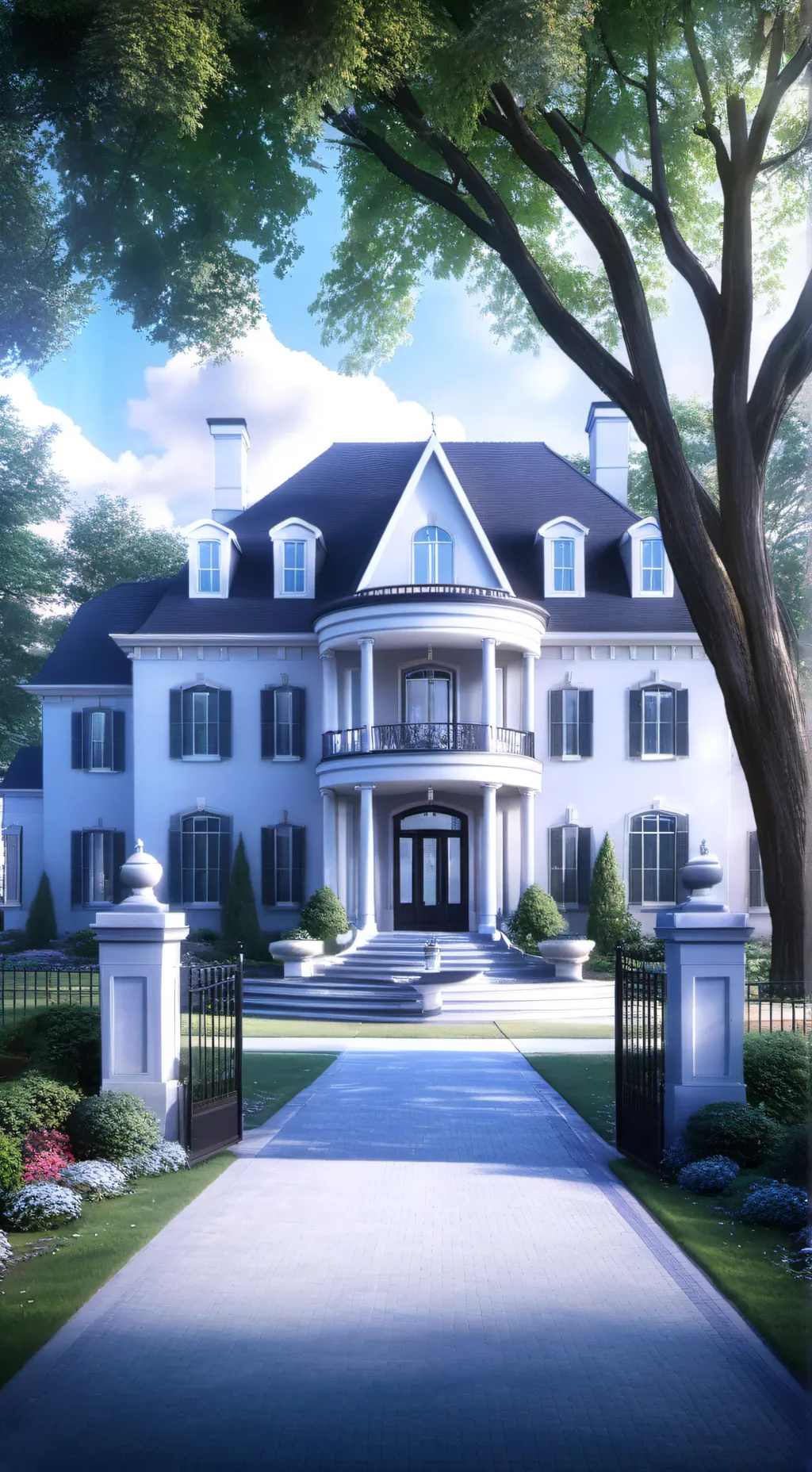 ai character: funny studio background