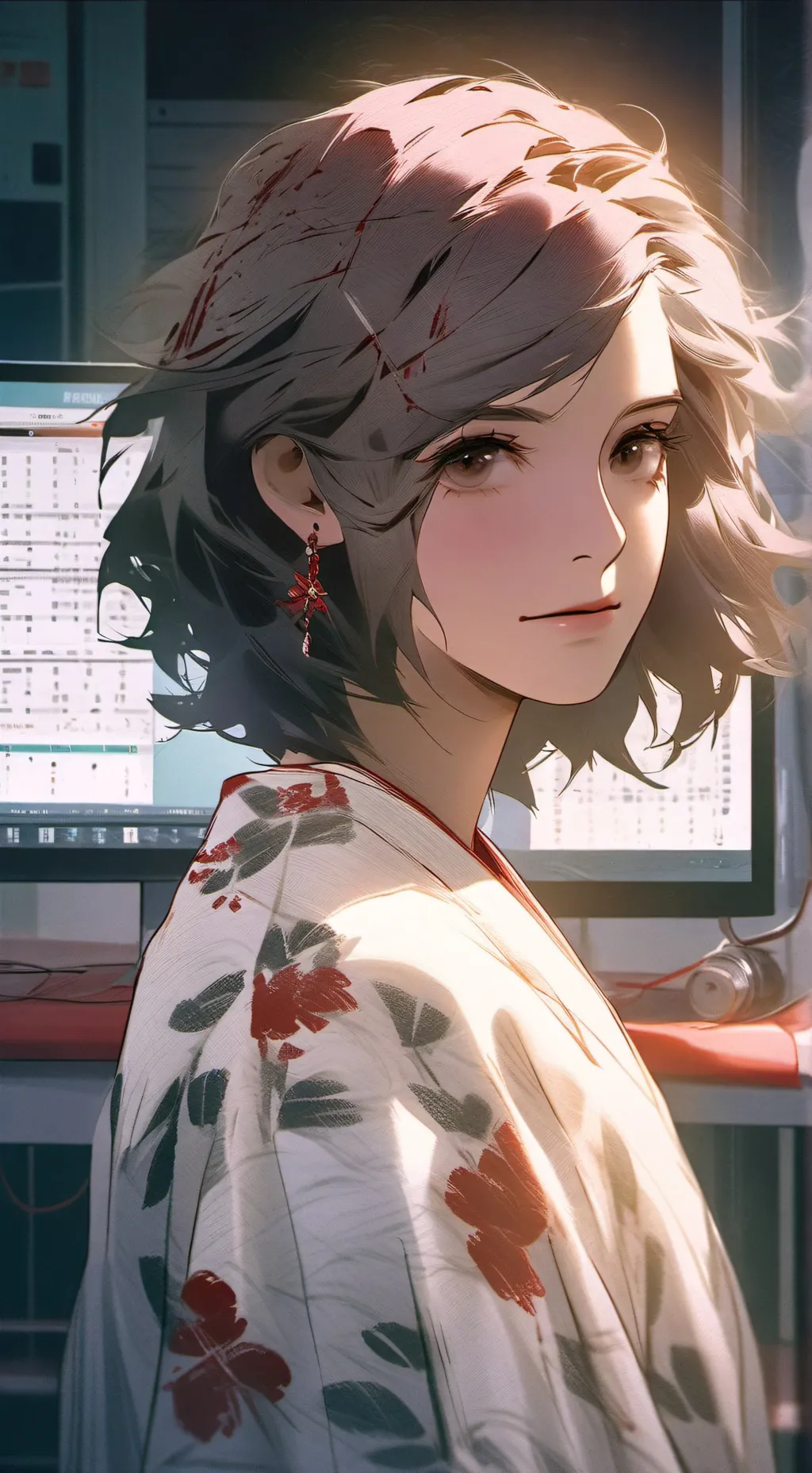 ai character: hashira  background