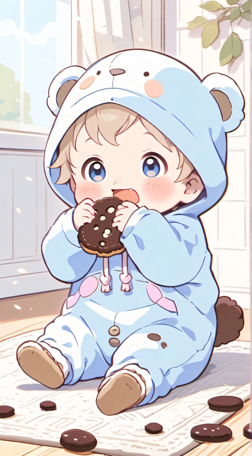 ai character: Crumbl Baby background