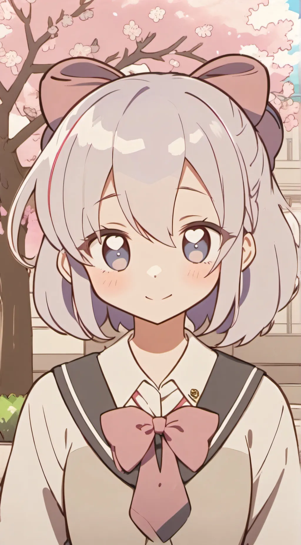 ai character: Lilac🌸🌺 background