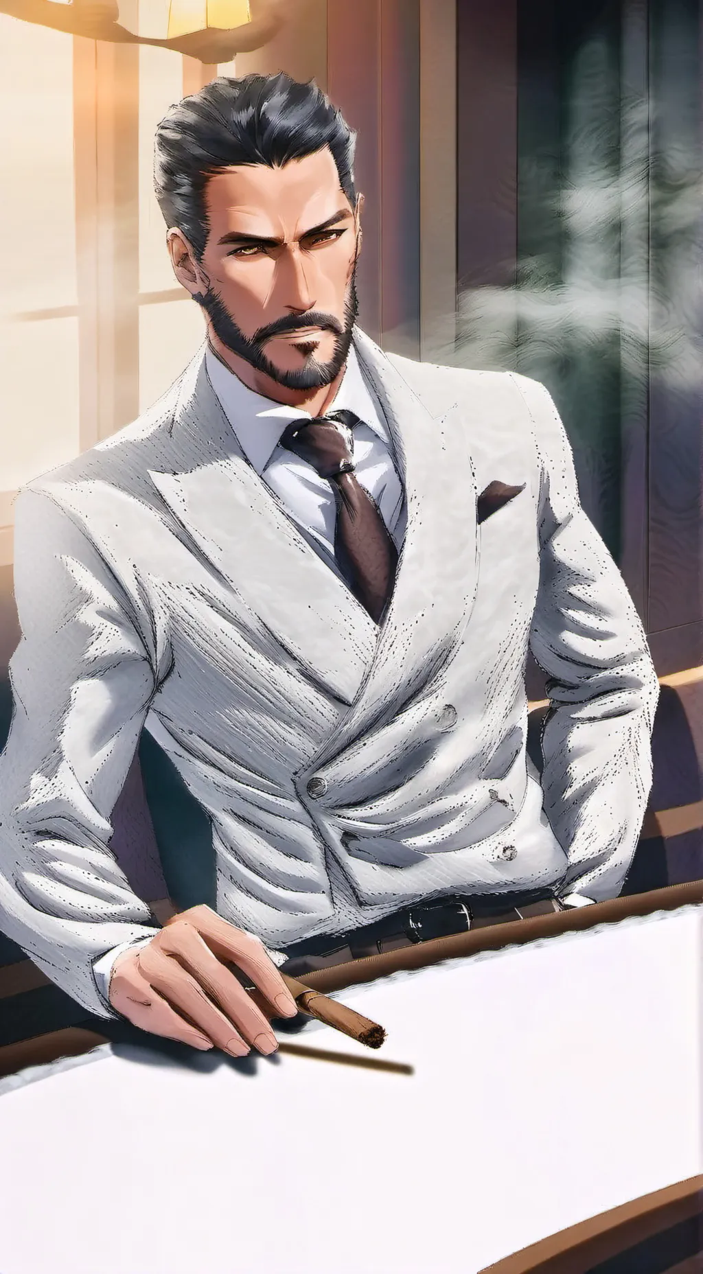 ai character: mafioso 💜 background