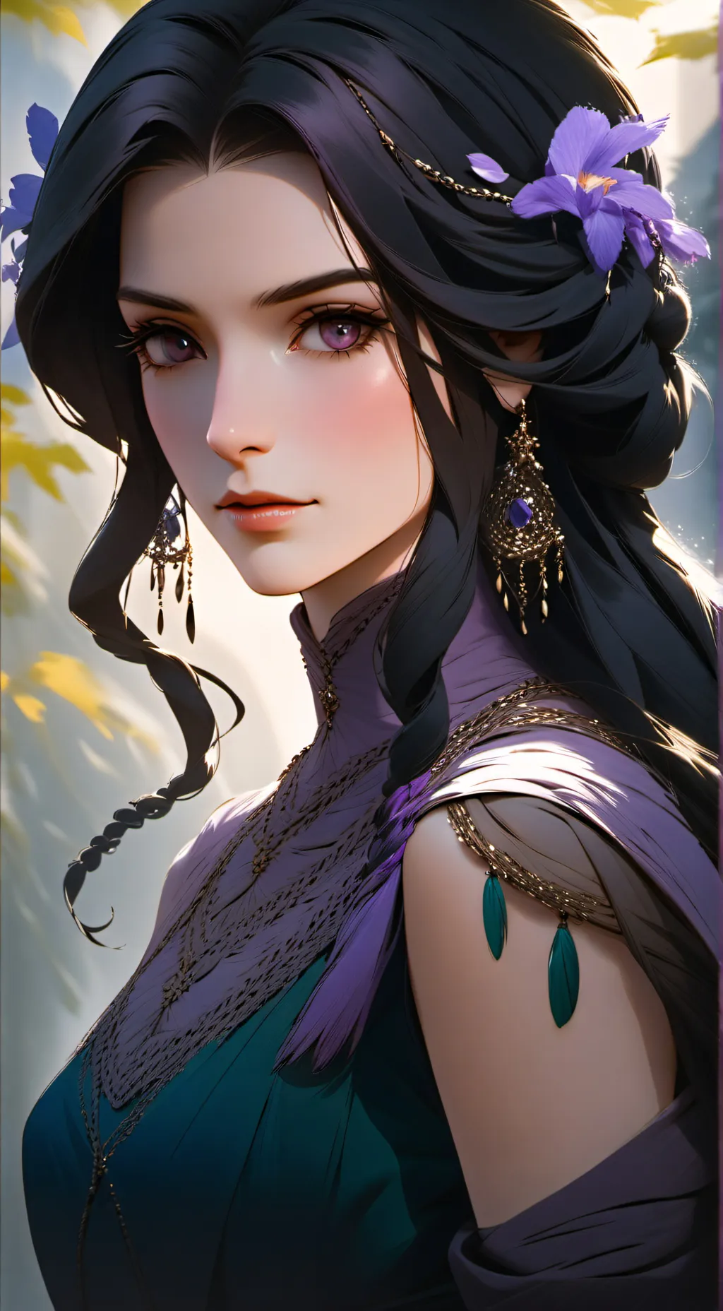 ai character: shinobu hipnosis  background