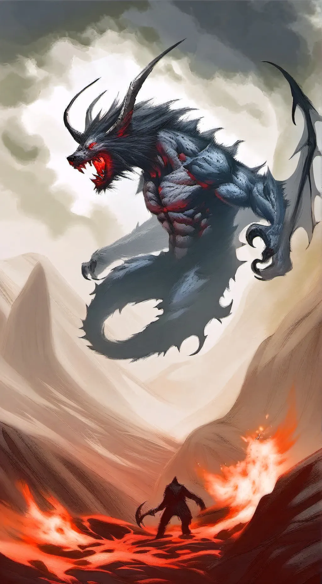 ai character: Hashira meeting  background