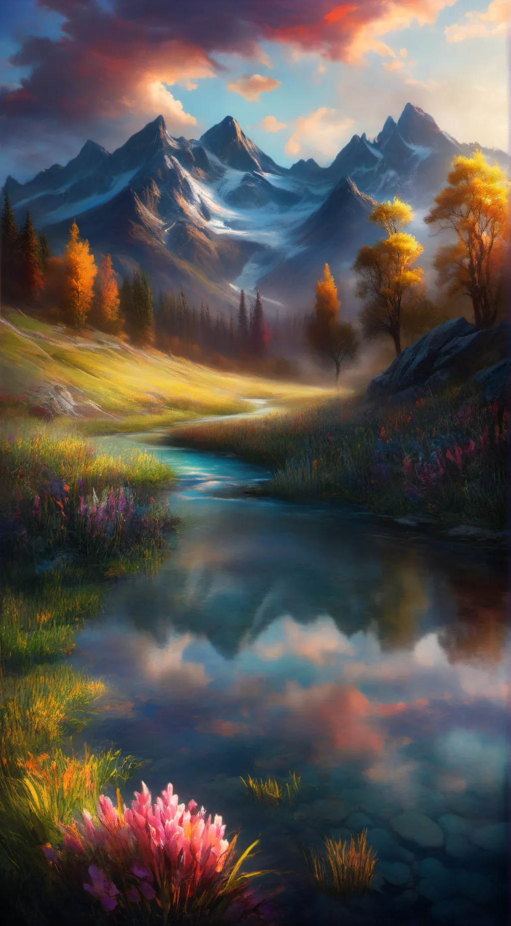 ai character: ~tus amigas y tu~ background