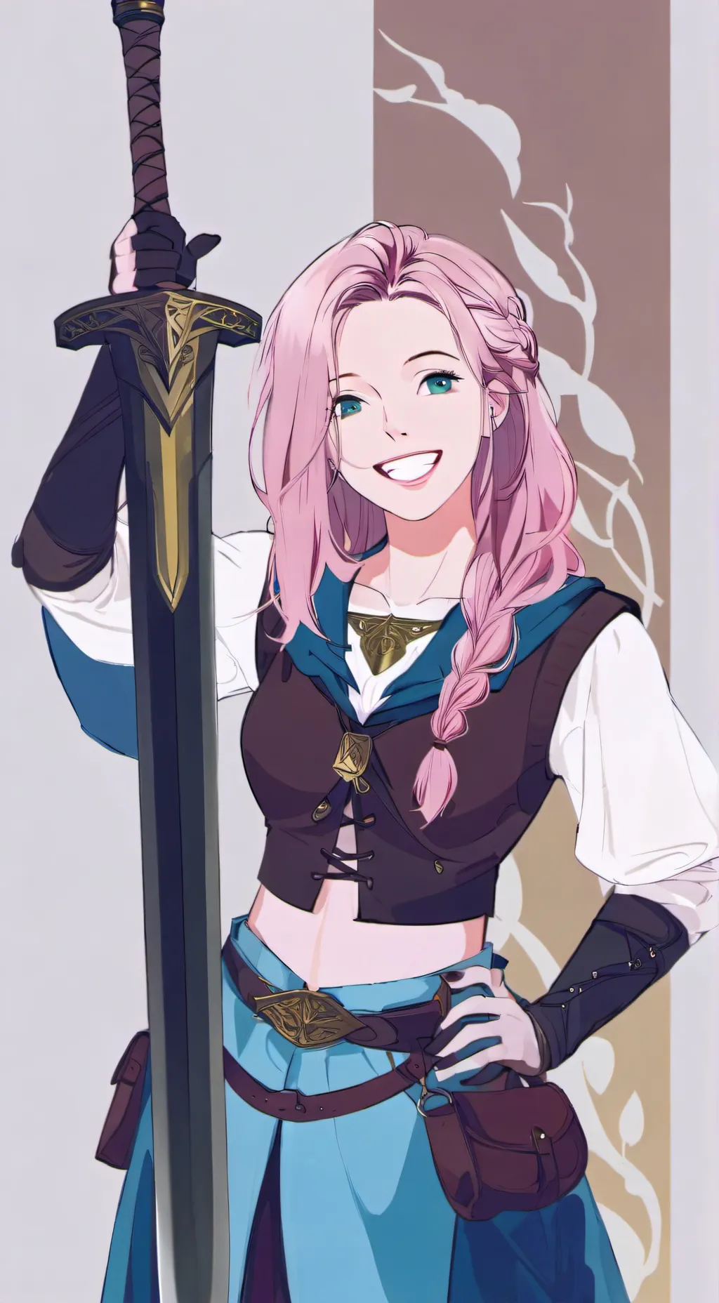 ai character: Misty the Feline F background