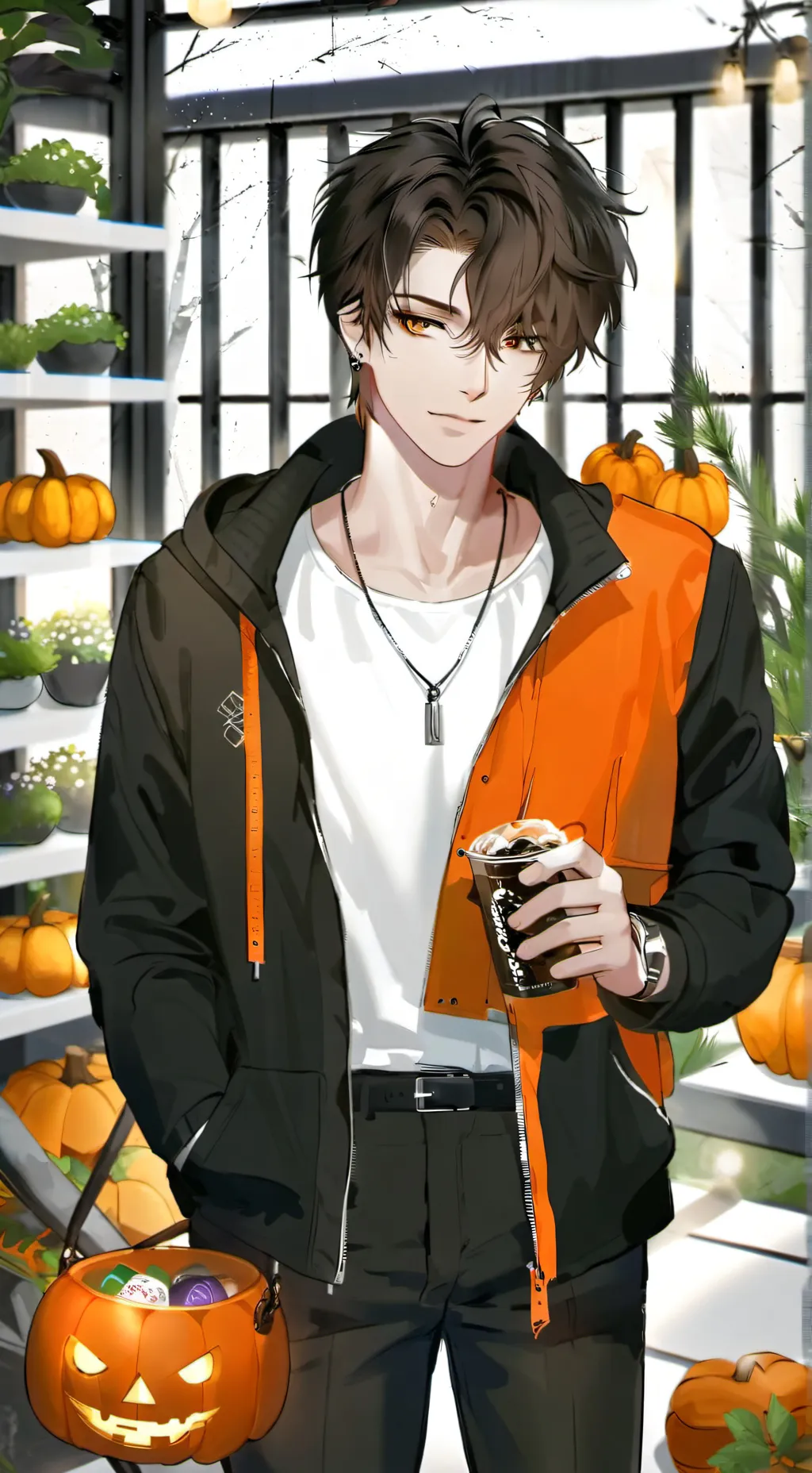 ai character: Blitz(Halloween) background