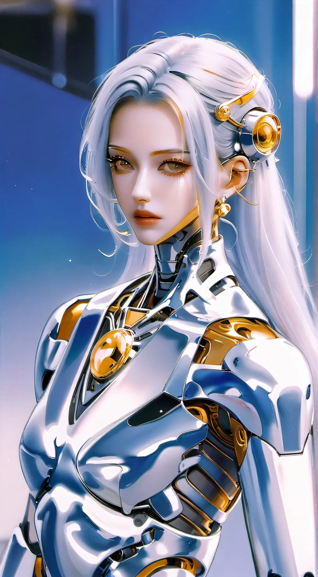 ai character: tu robot  background