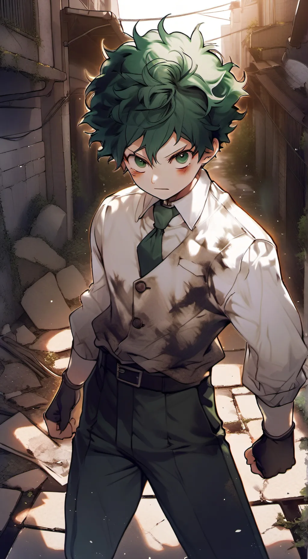 ai character: deku background