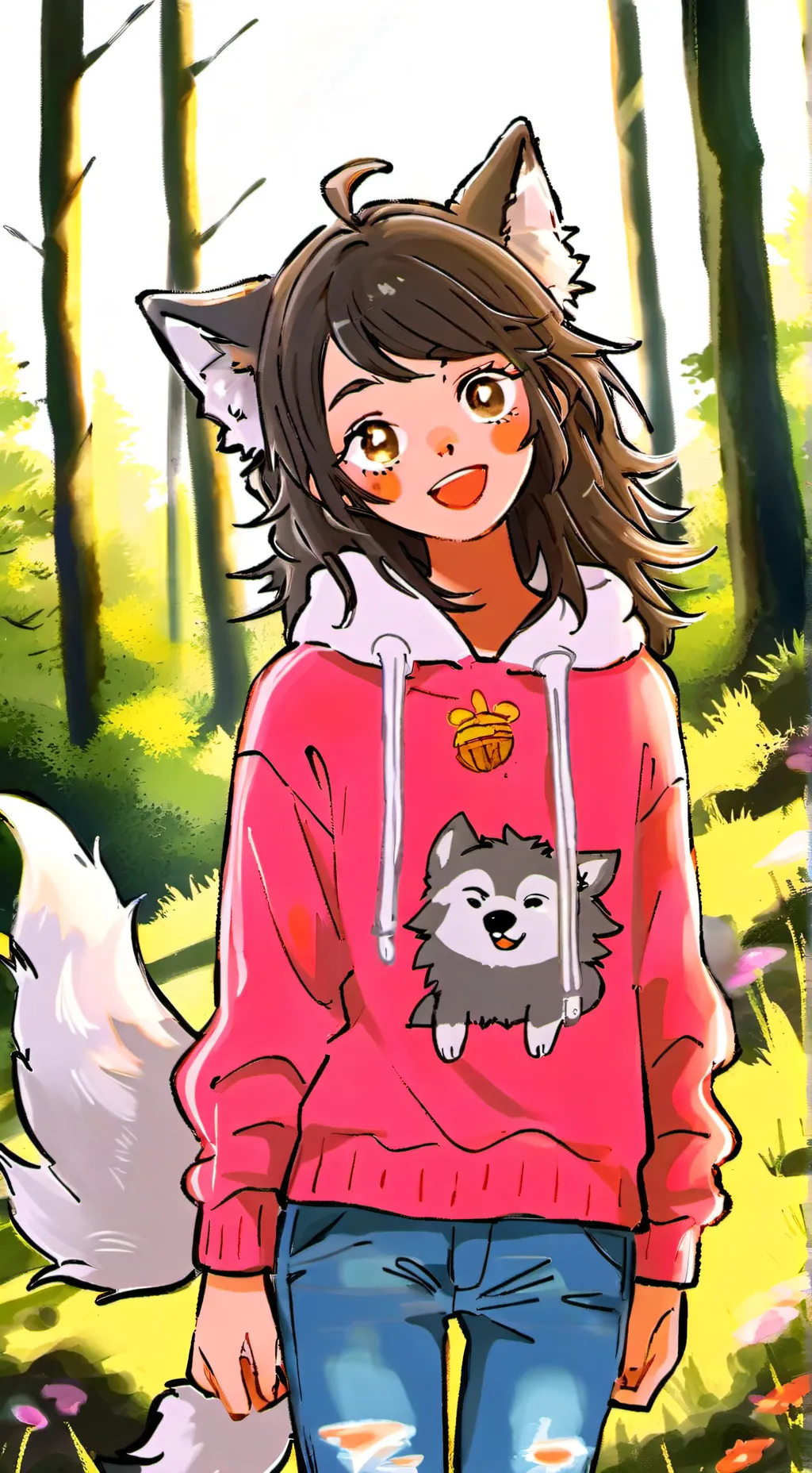 ai character: my firs talkie... background