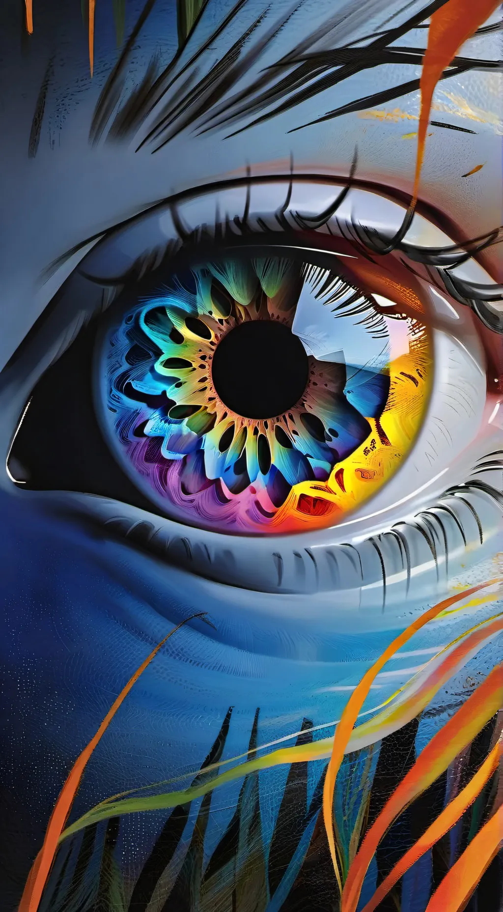 ai character: MHA eyes background