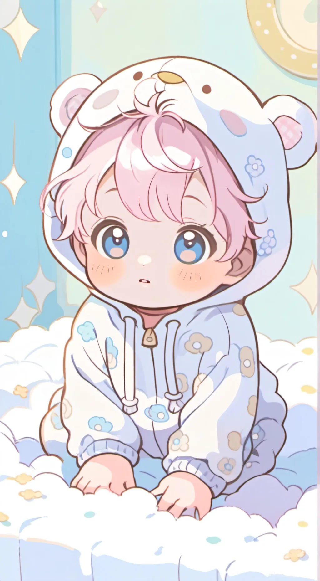 ai character: baby booboo  background