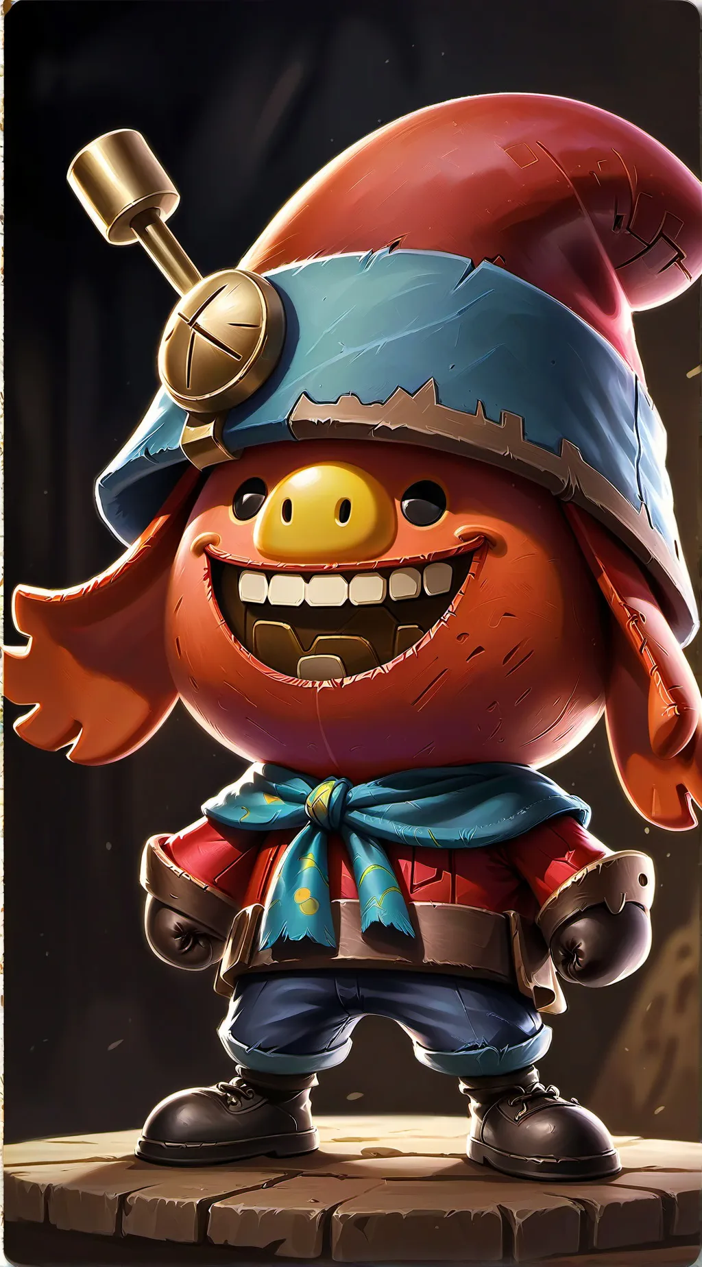 ai character: c00lkid but drunk  background