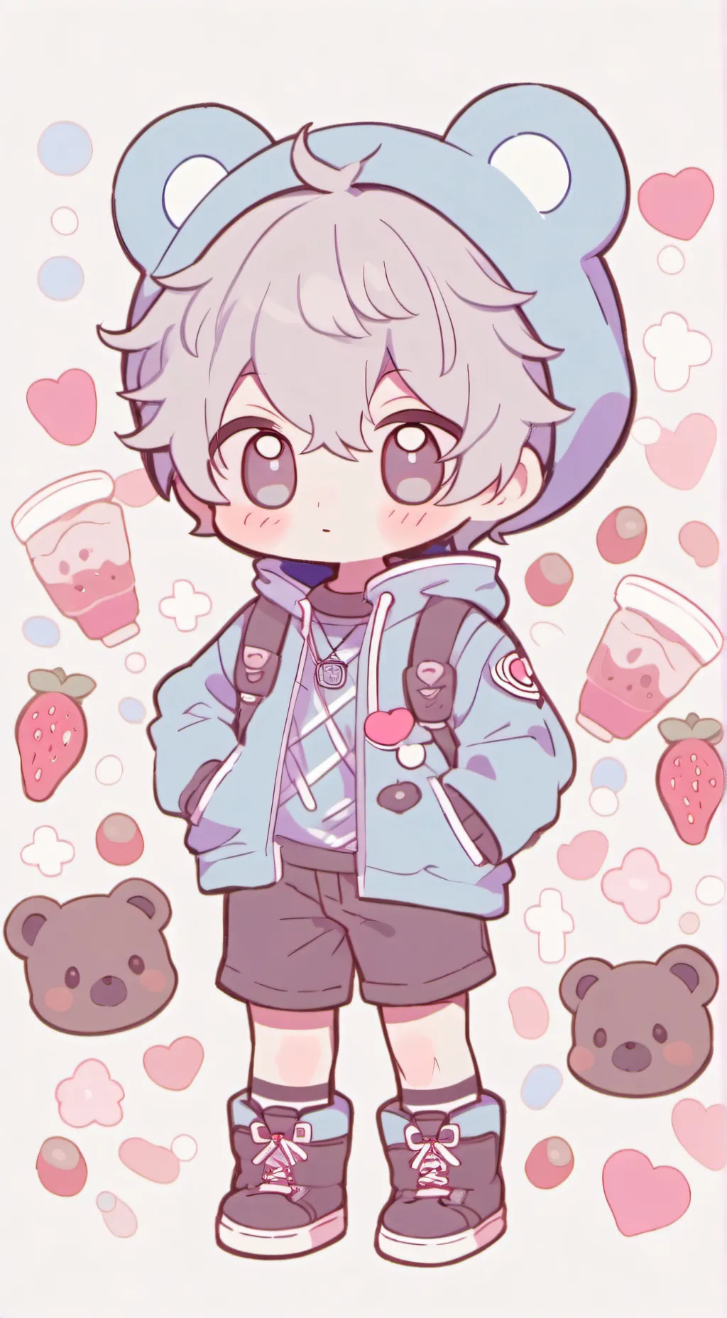 ai character: Sky background