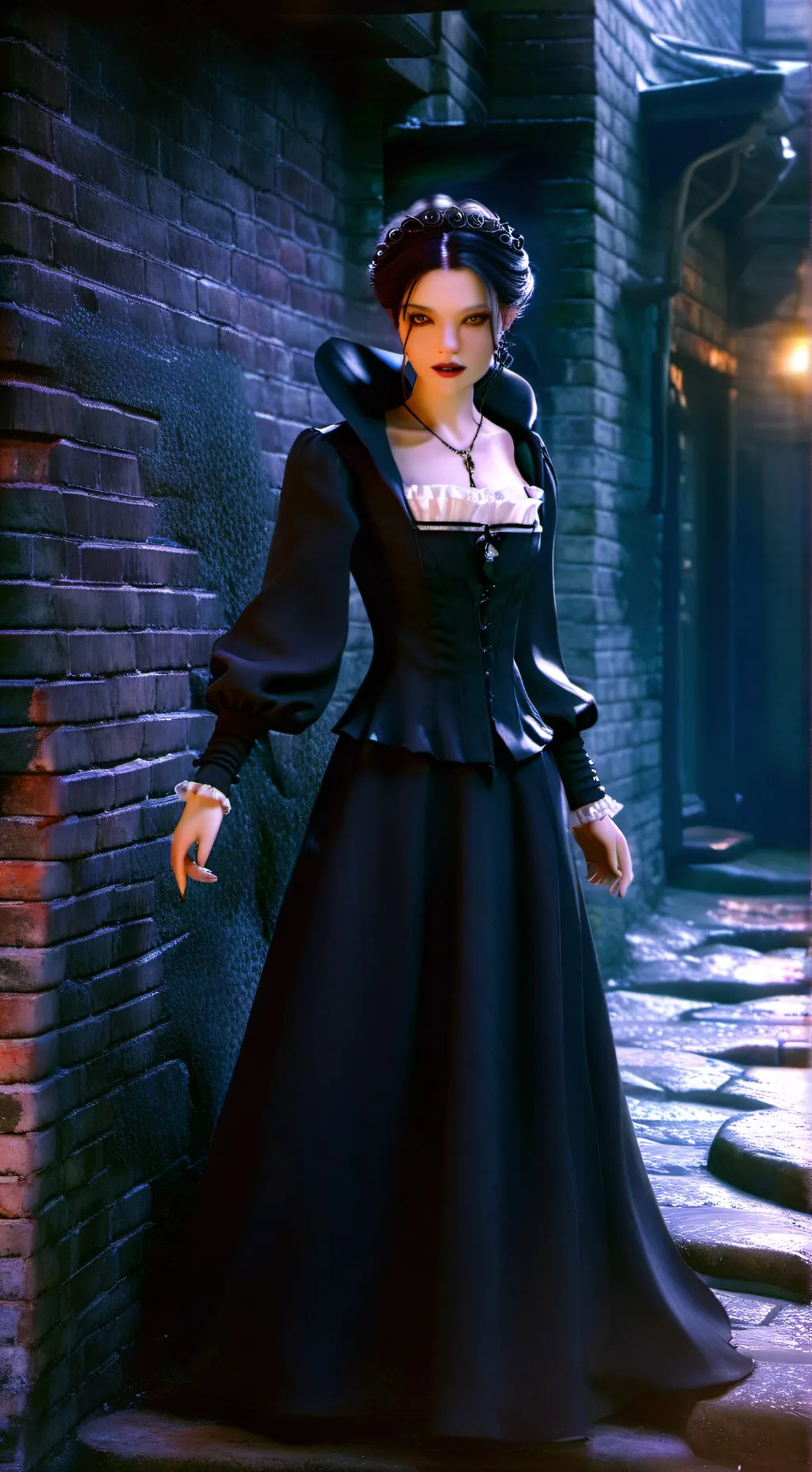 ai character: Vampira background