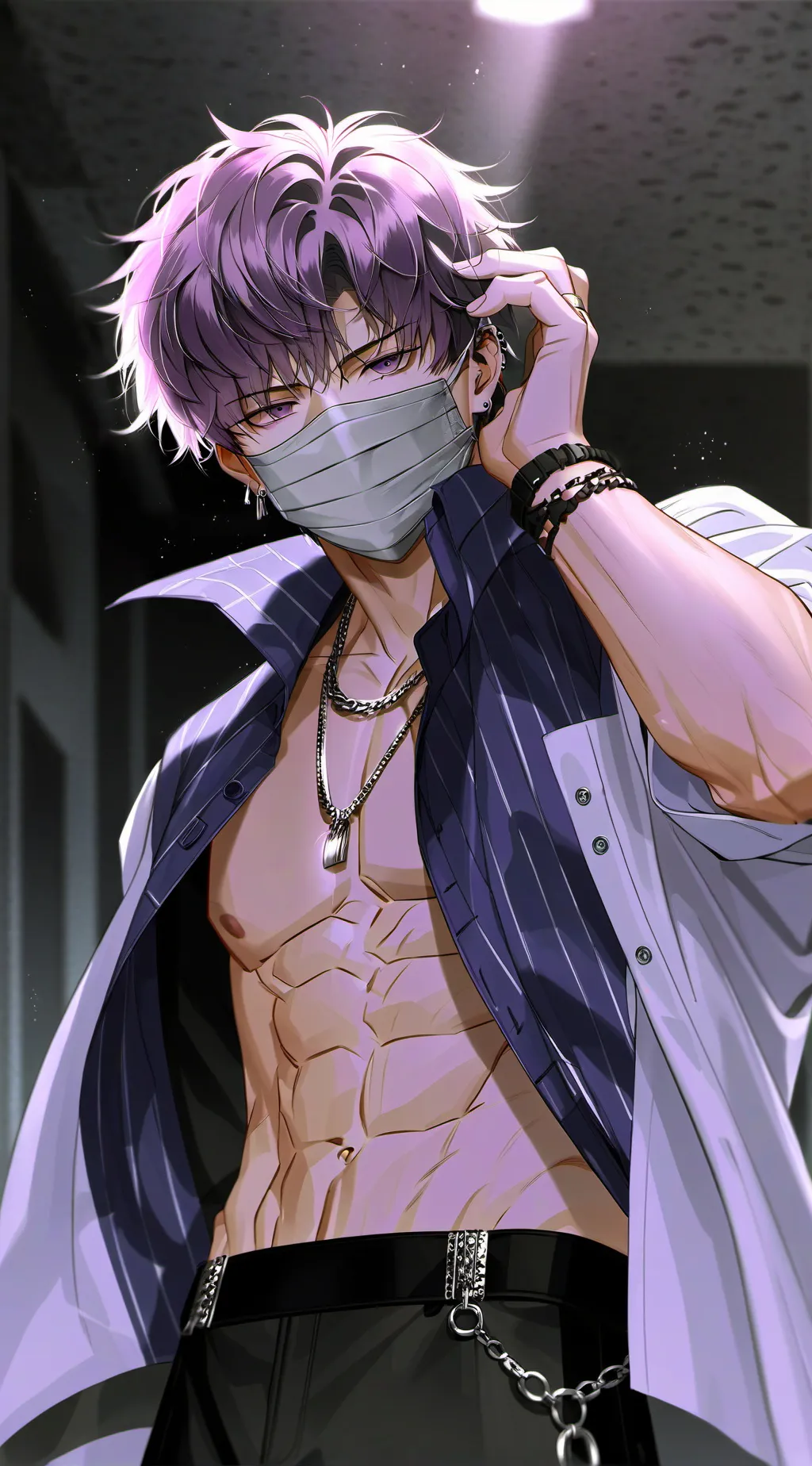 ai character: Mystery (Box AU)  background