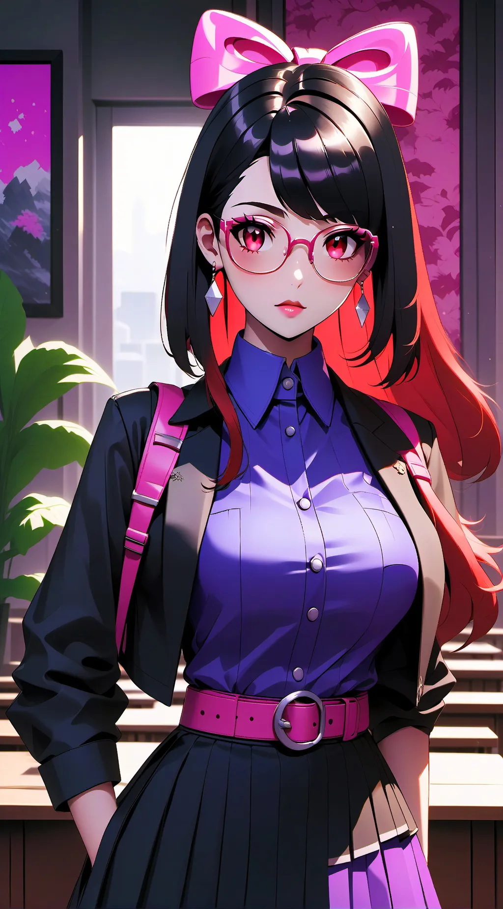 ai character: School  background