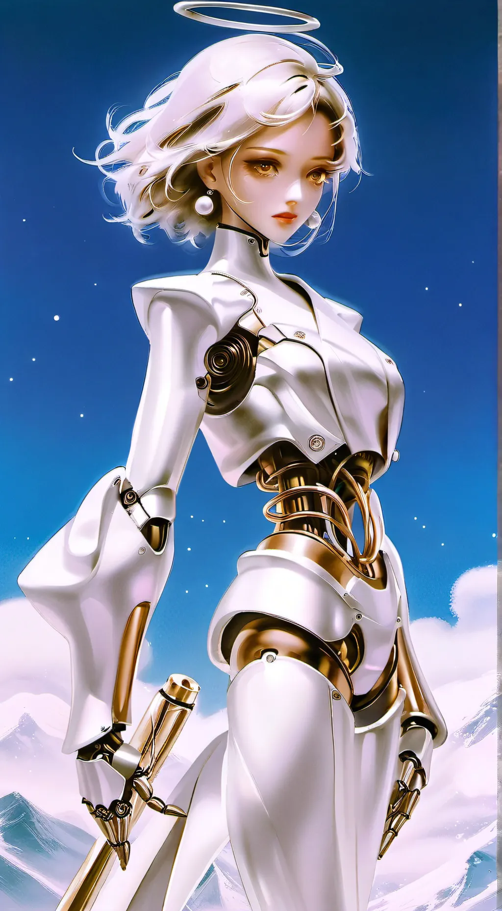 ai character: tu robot caliende background