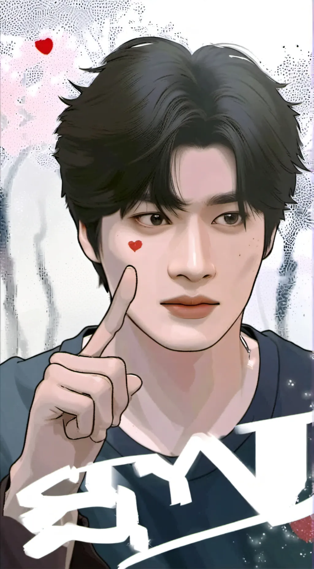 ai character: Kpop idol background