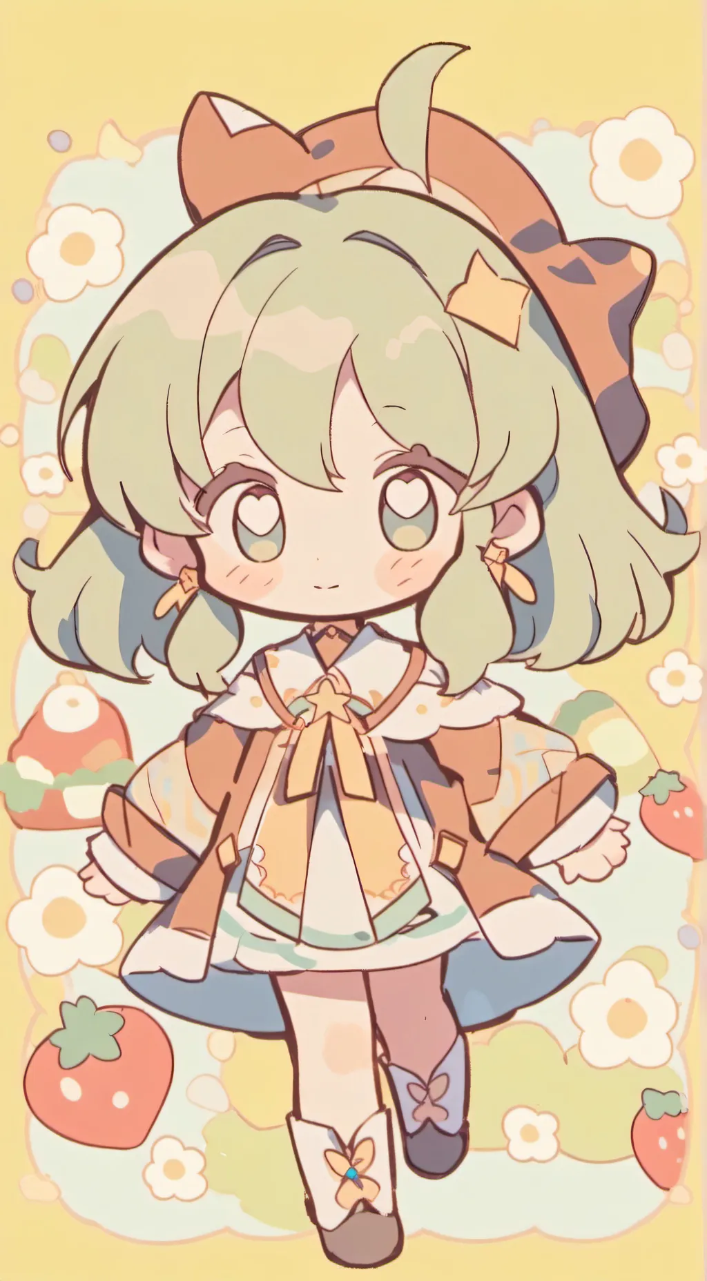 ai character: Little sister Avan background