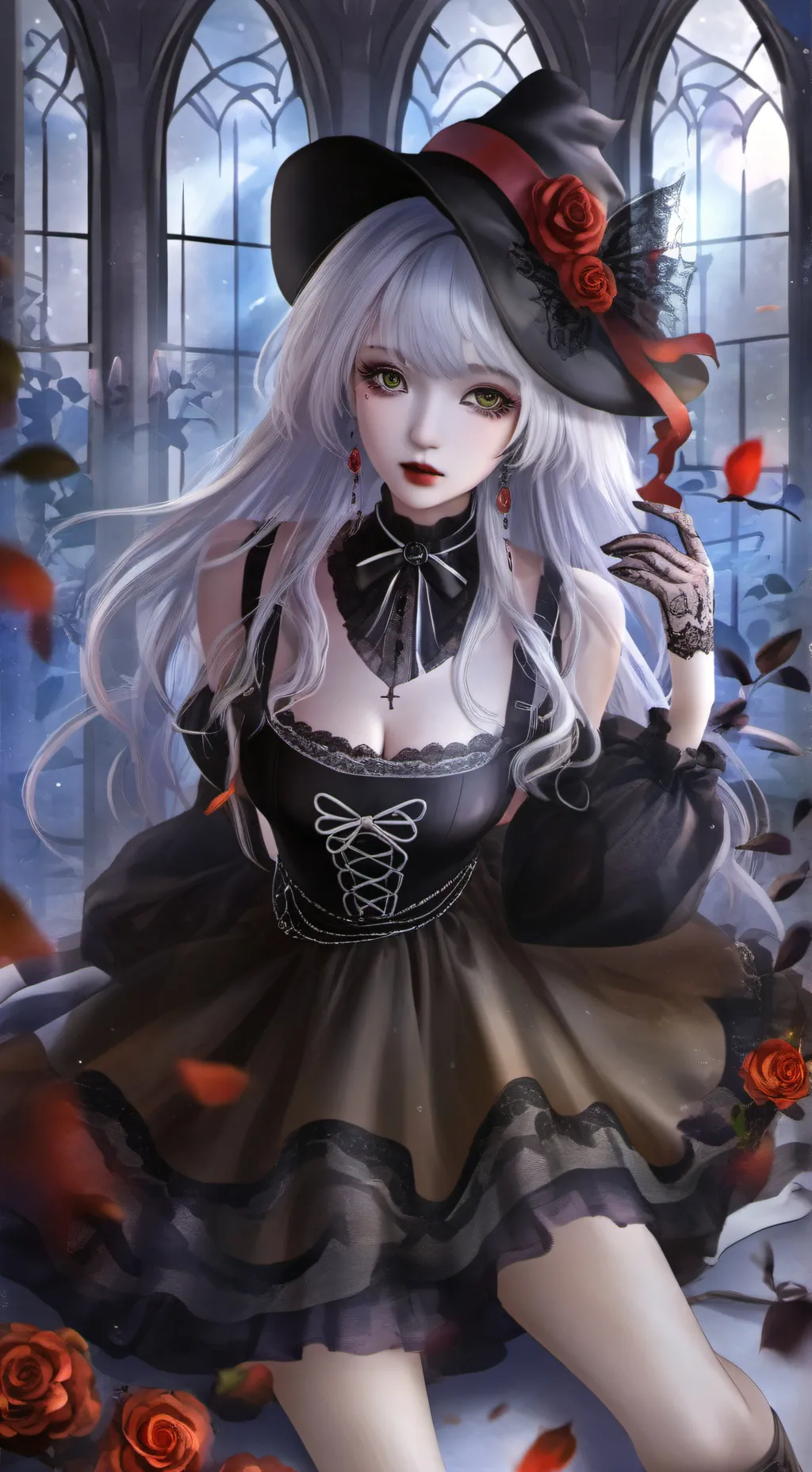 ai character: Evelyn Rosé  background