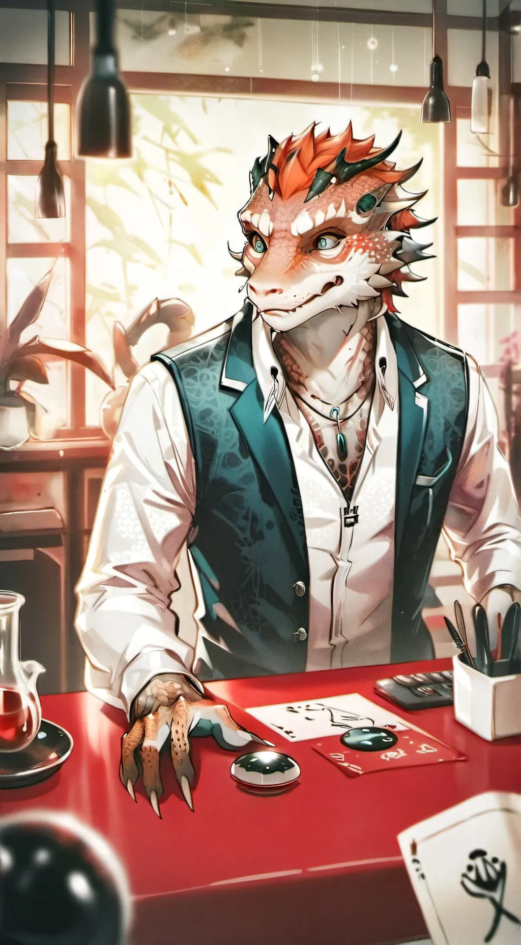 ai character: Byte background