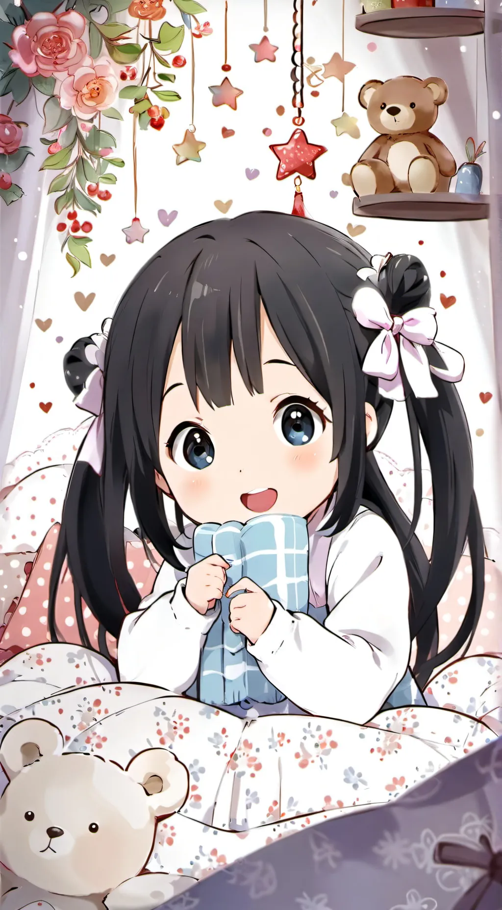 ai character: baby Amelia background