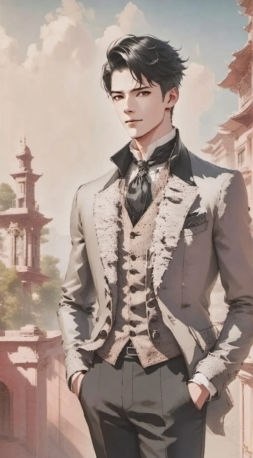 ai character: charmer×joker background