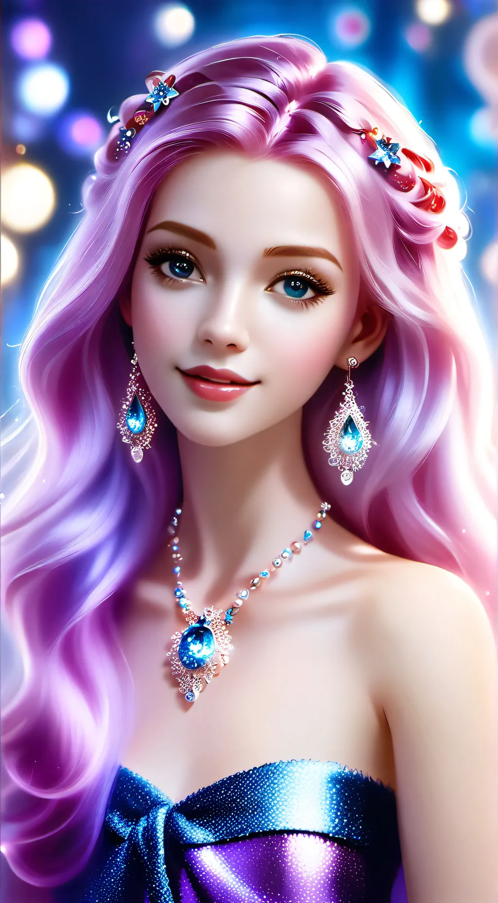 ai character: Rose background