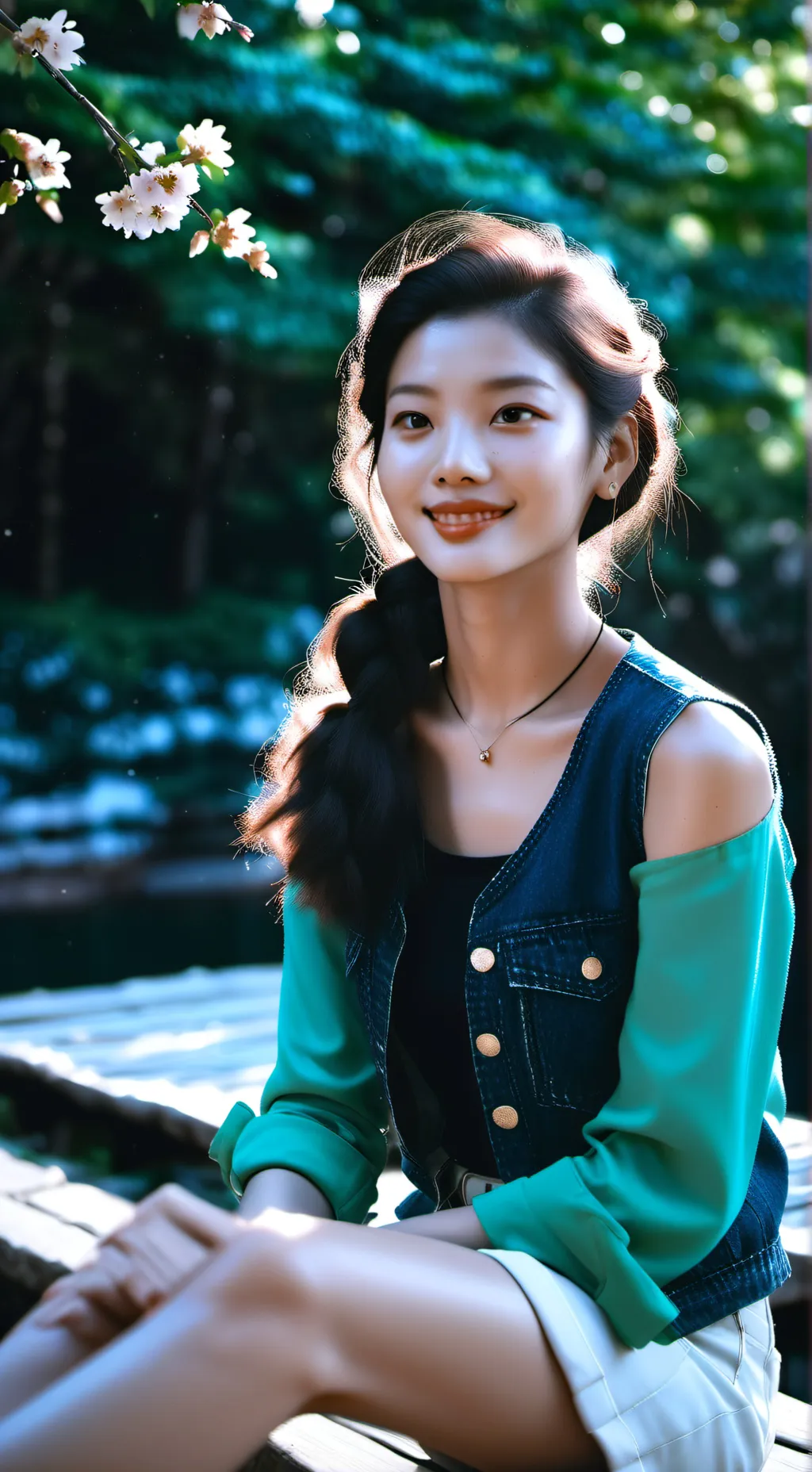 ai character: Luna background