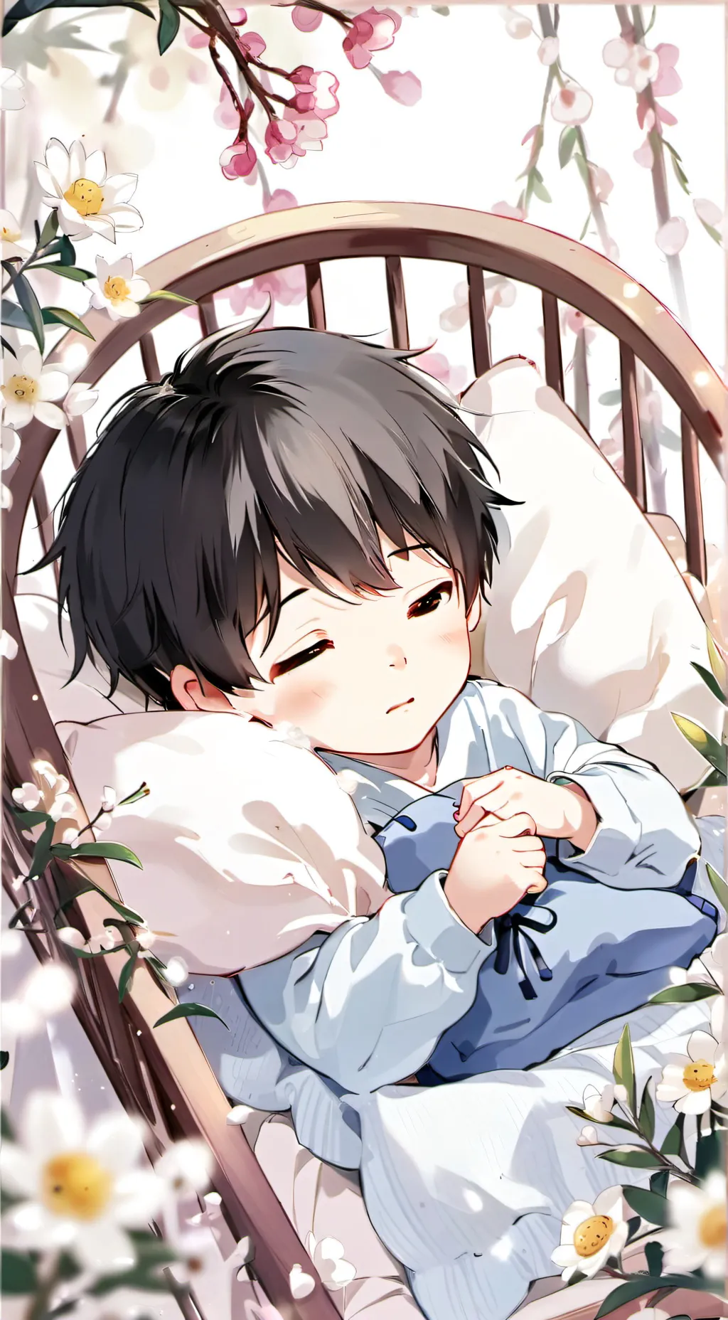 ai character: baby Leo background