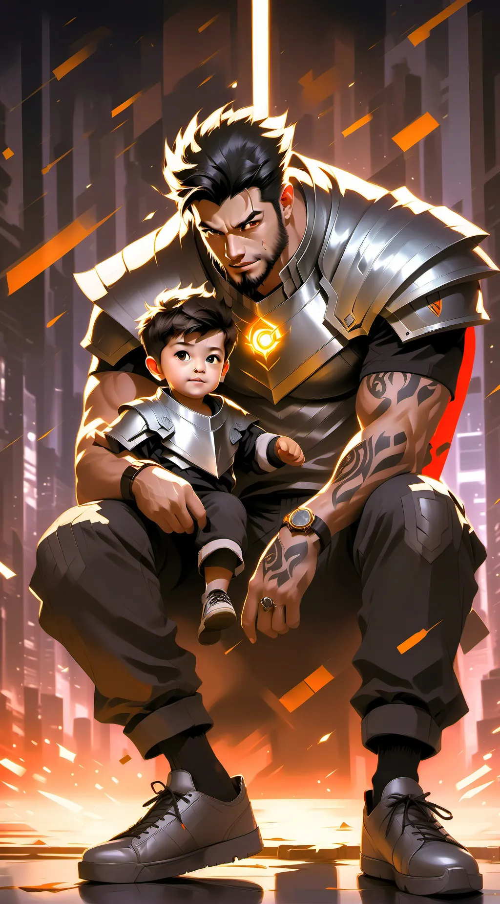 ai character: Baby son (jake) background