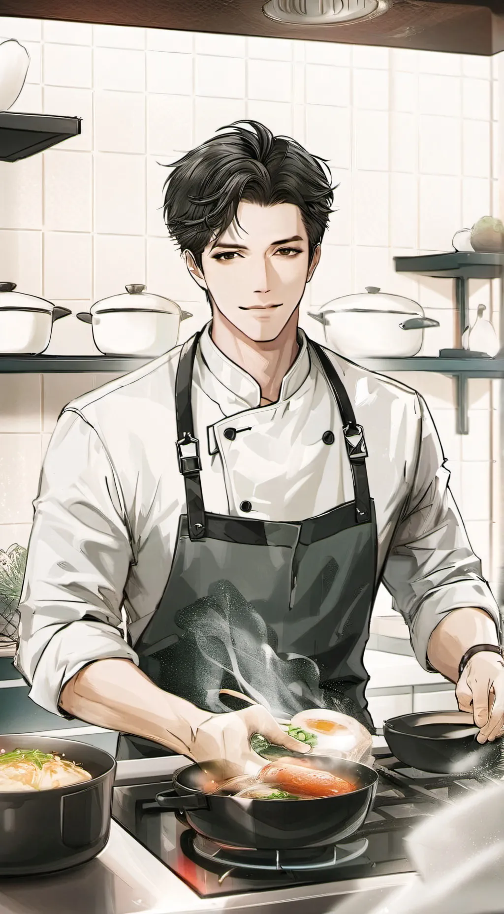 ai character: kyran👨‍🍳 background