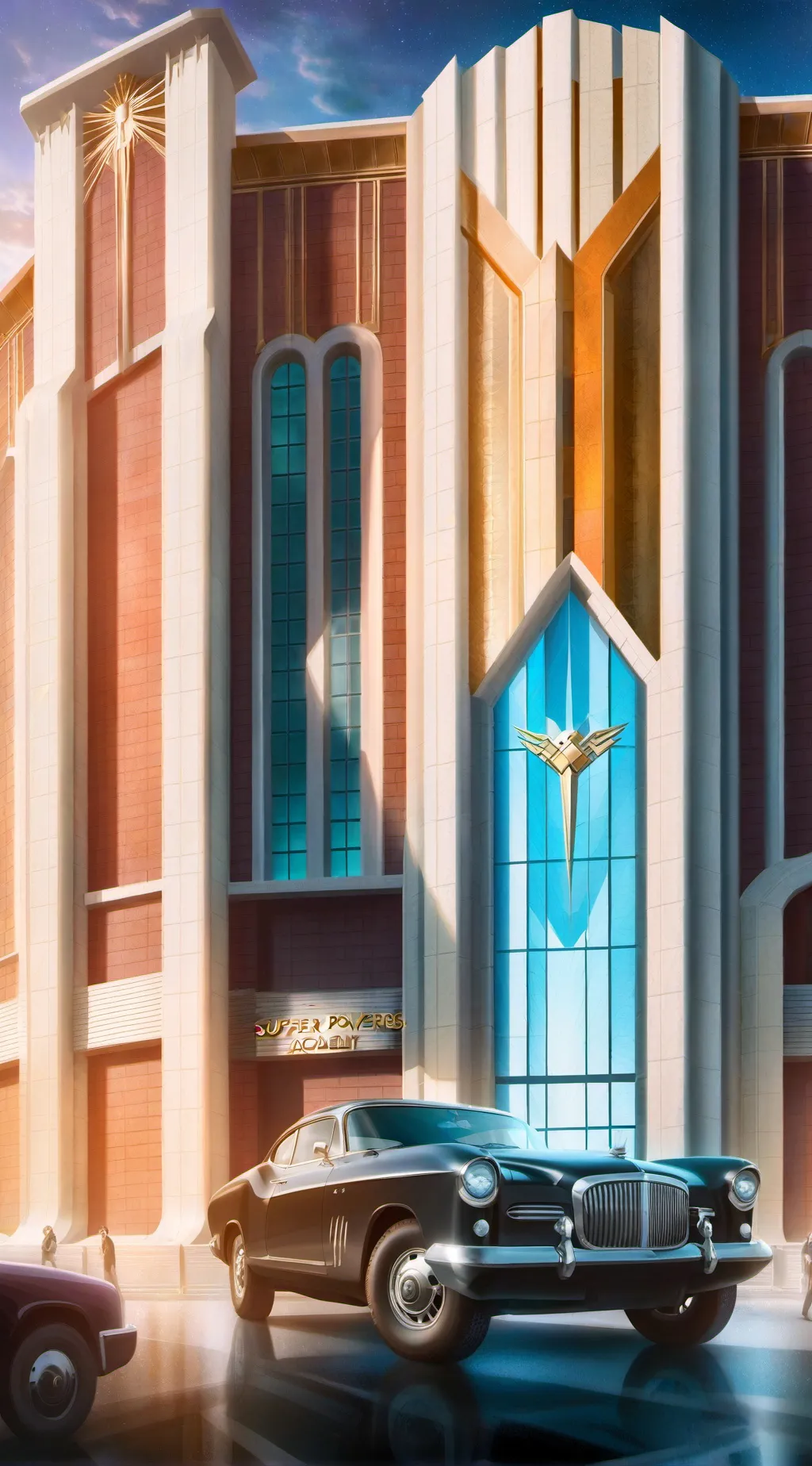 ai character: Law school Powers background