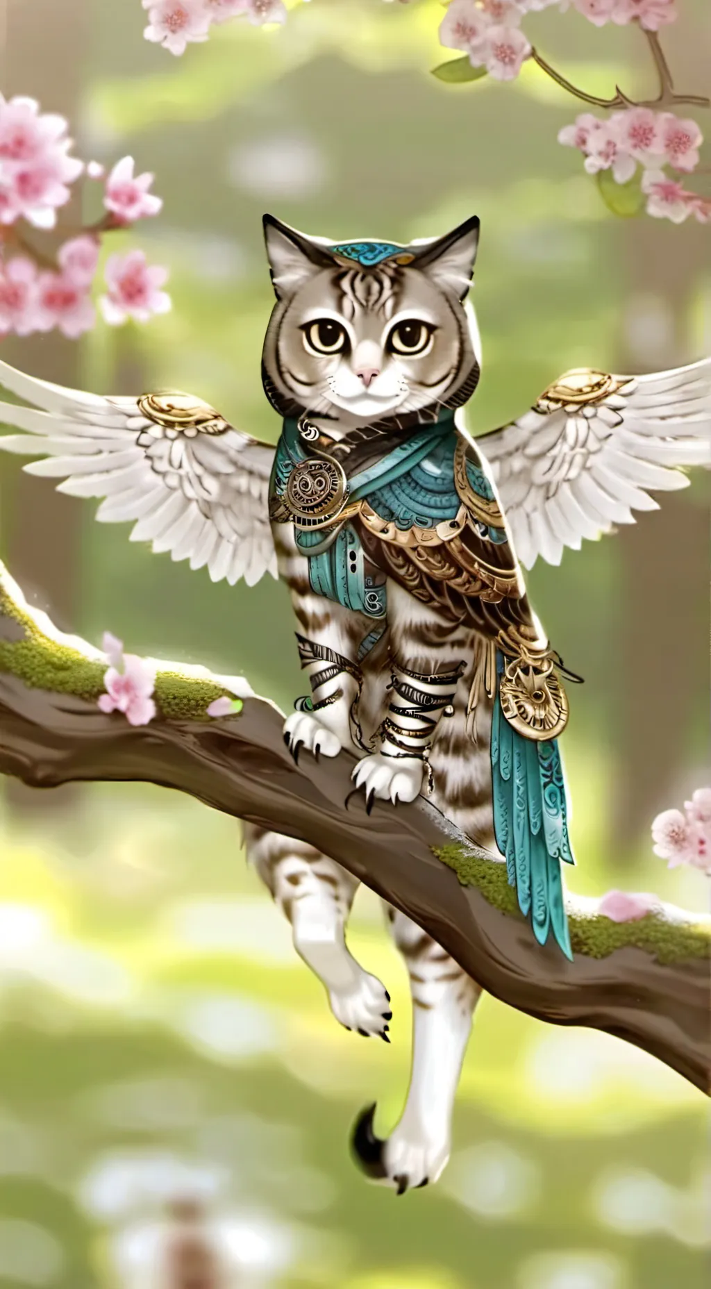 ai character: meowl background