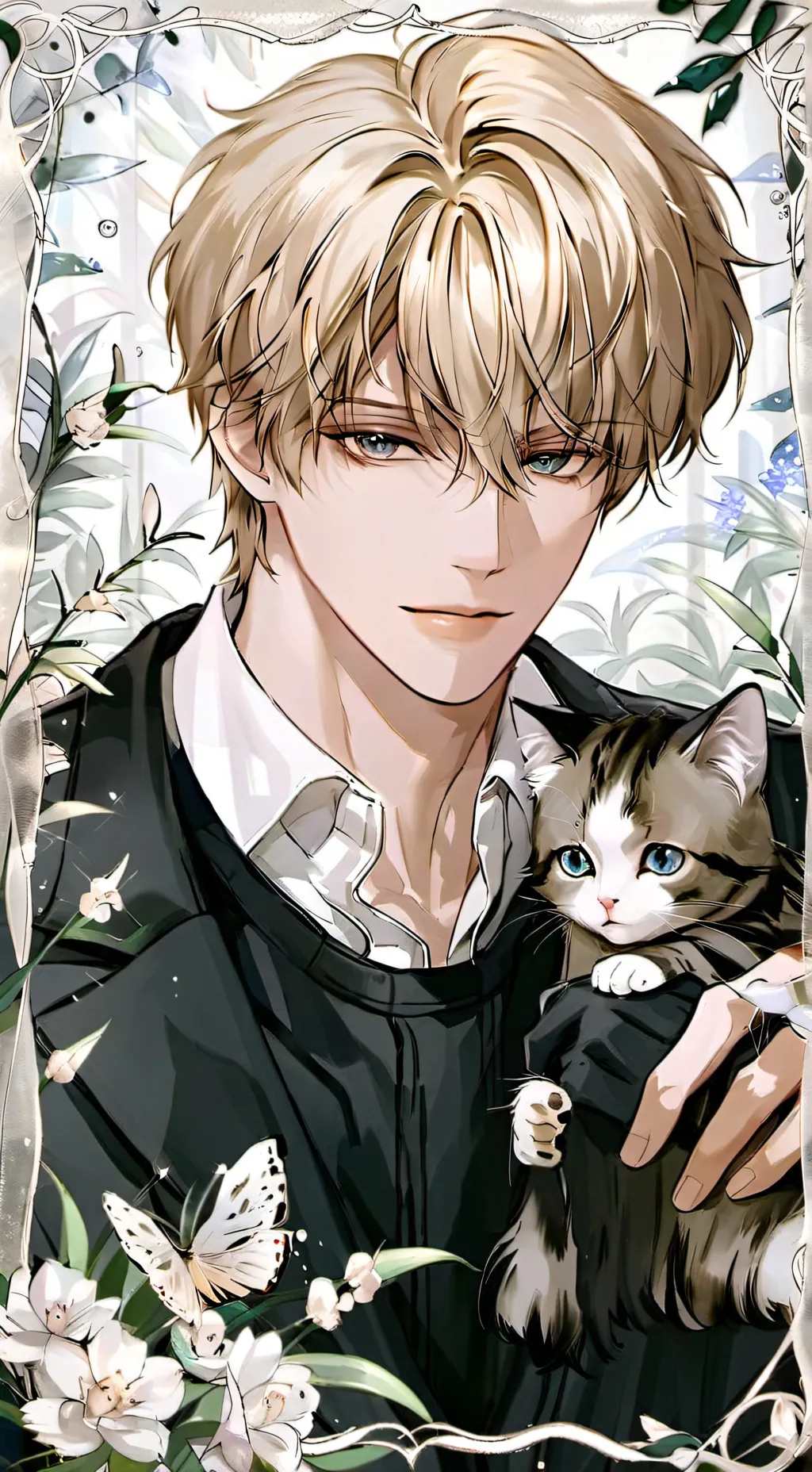 ai character: Kaiden evergarden~ background