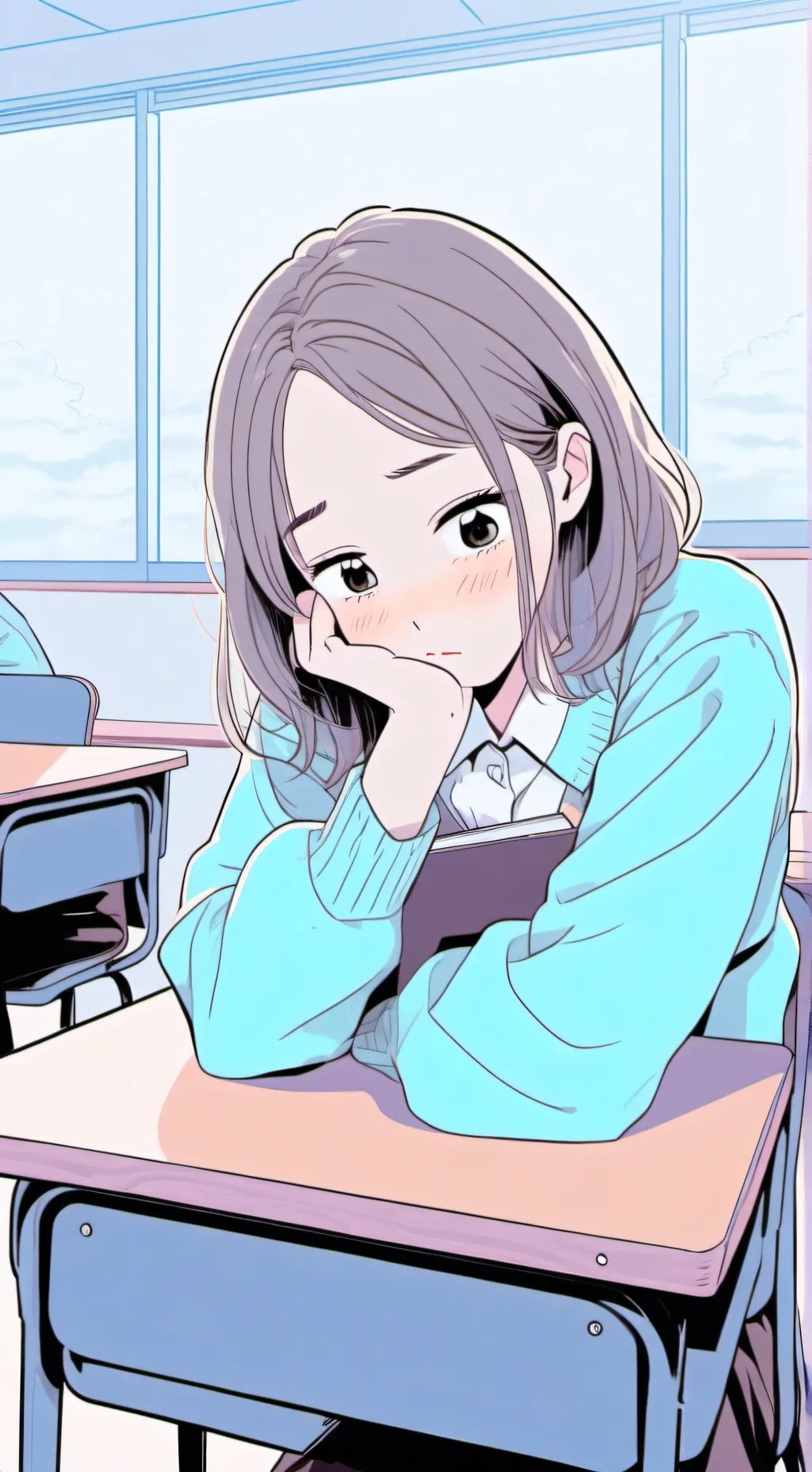 ai character: Mha sick background