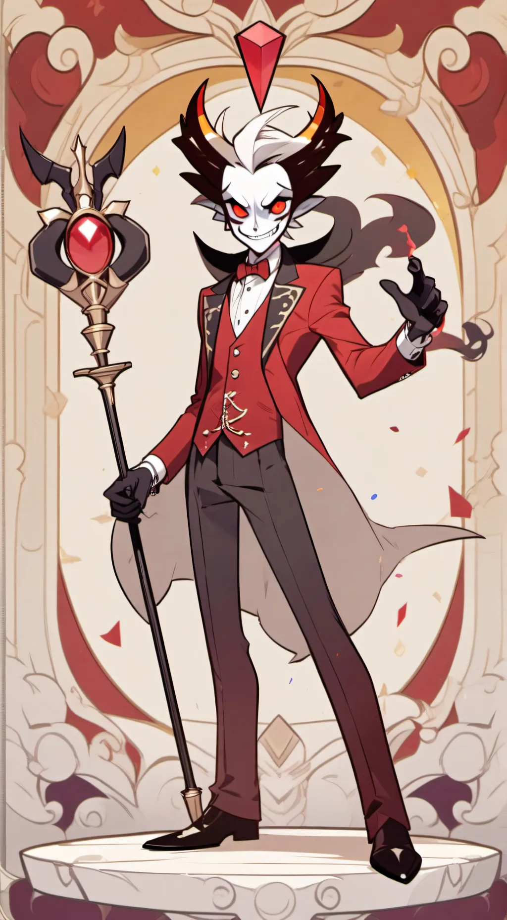 ai character: alxluci radioapple background