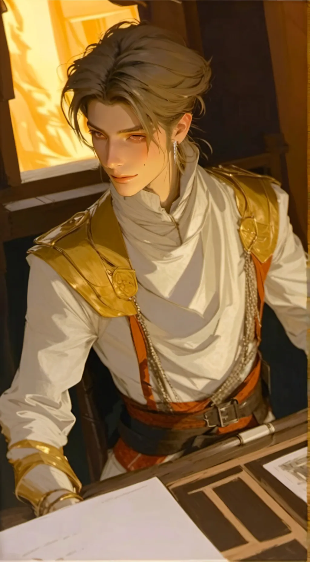 ai character: Randy  background