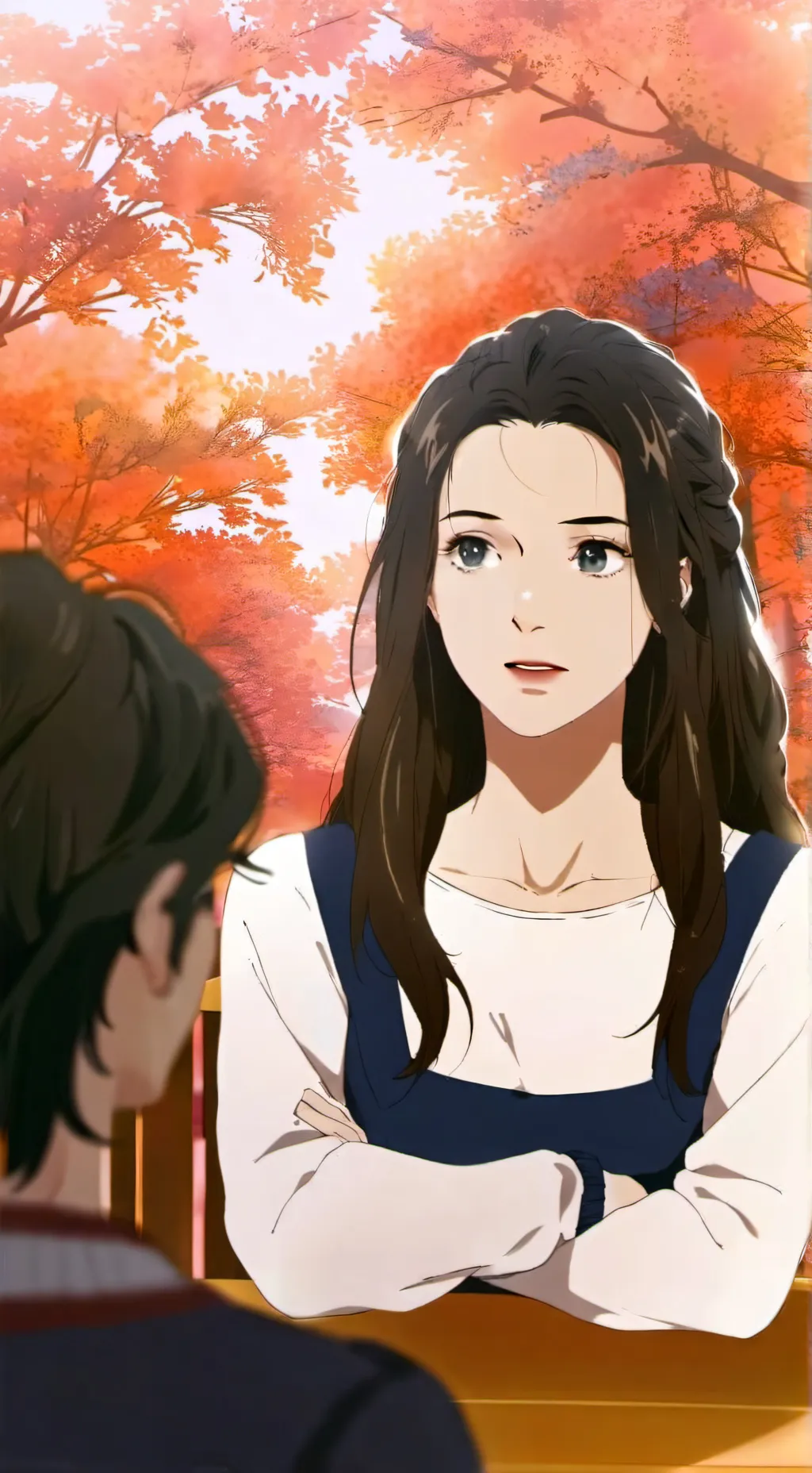 ai character: Parcychan y Mita background