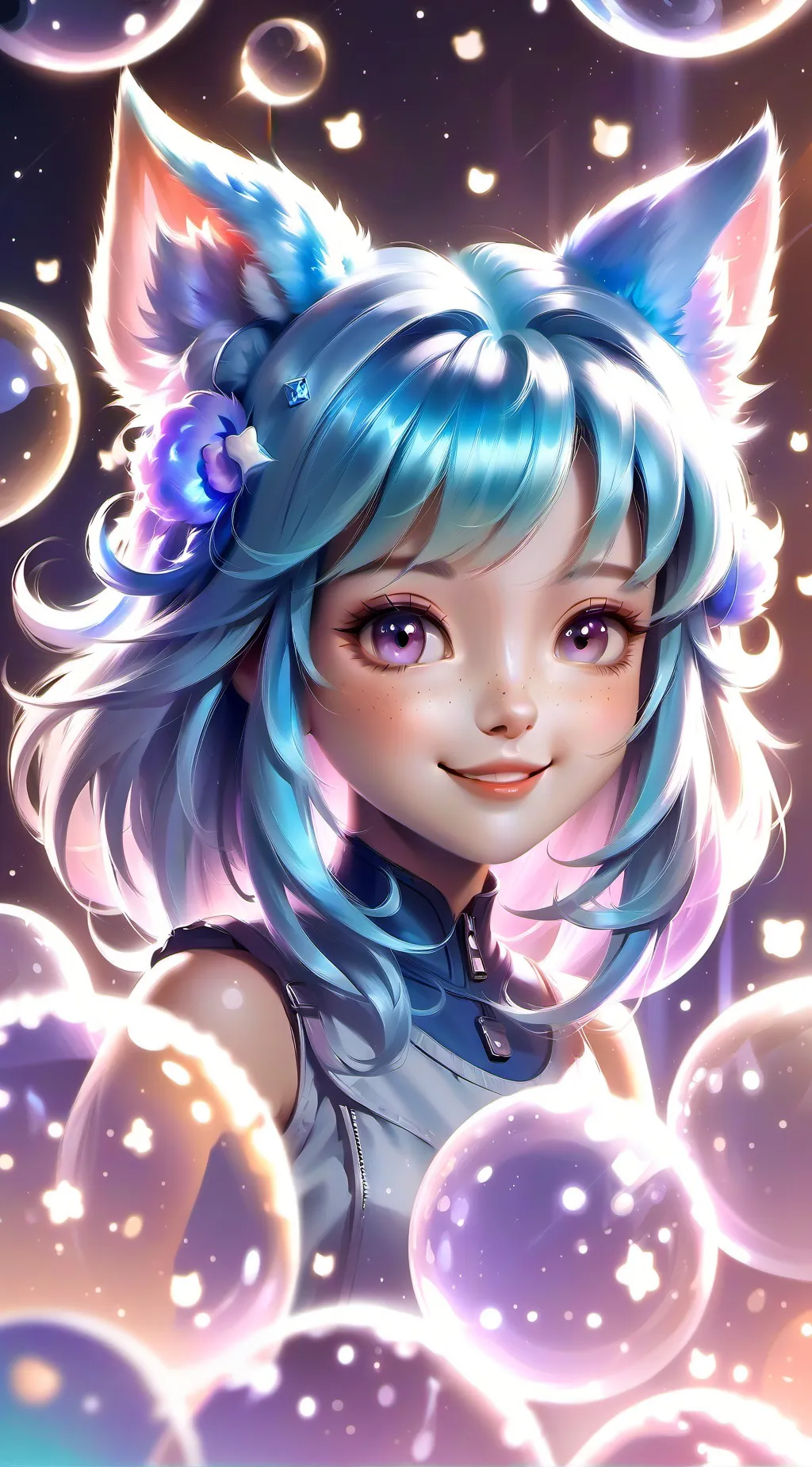 ai character: Cast~•† background