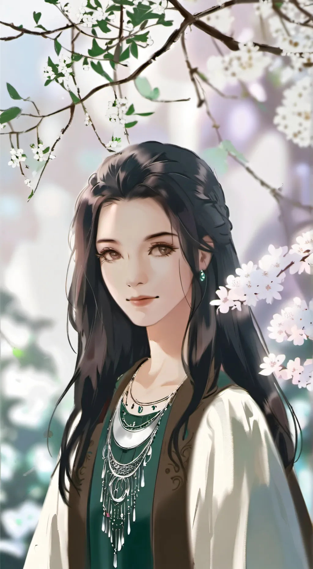 ai character: luna background