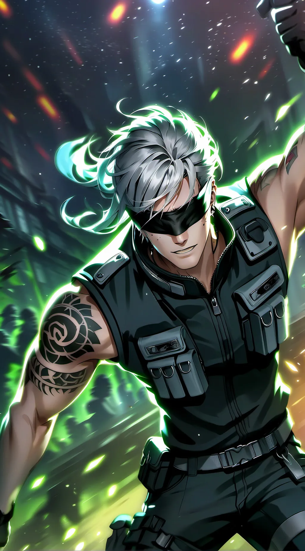 ai character: Gojo Hikari background