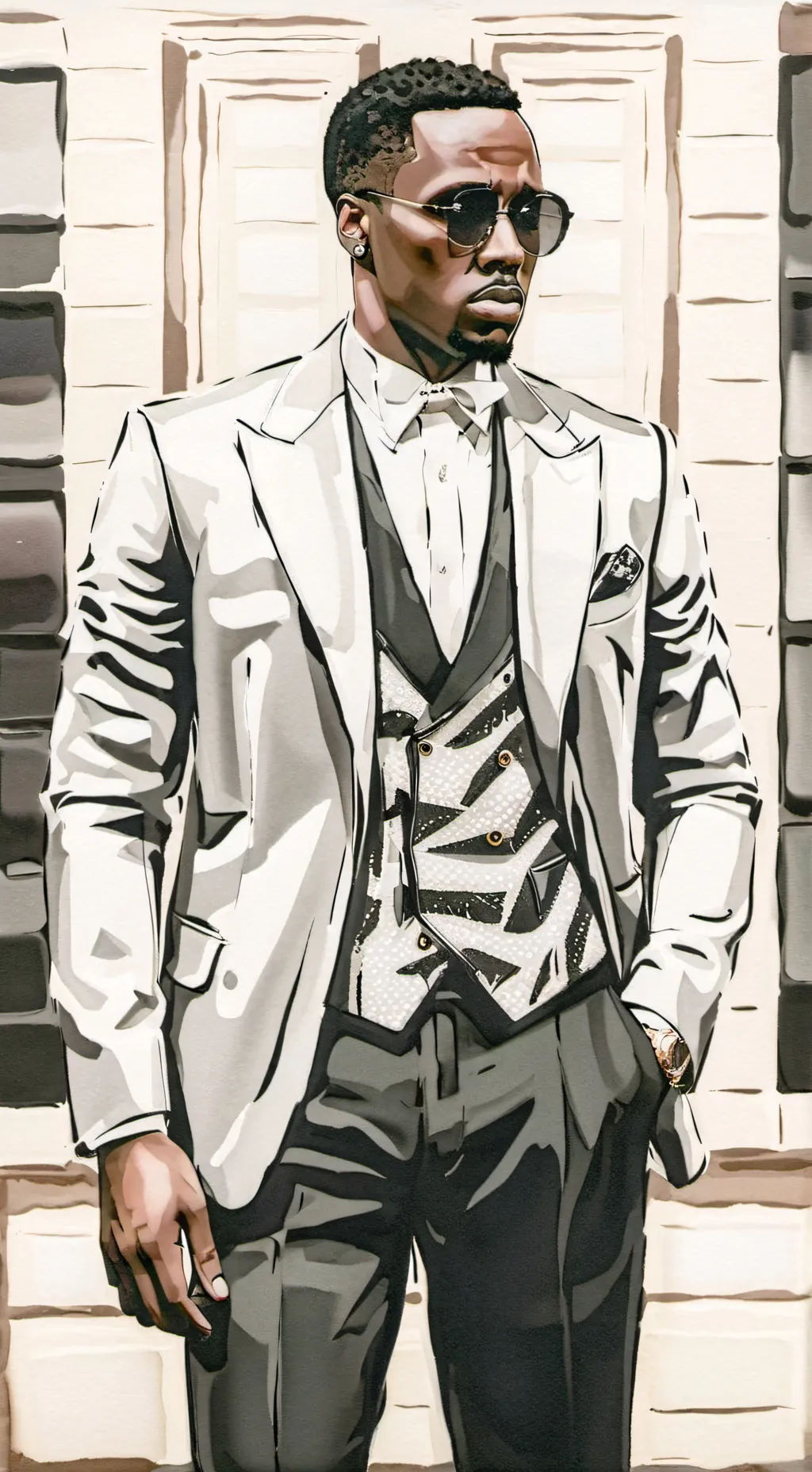 ai character: p diddy background