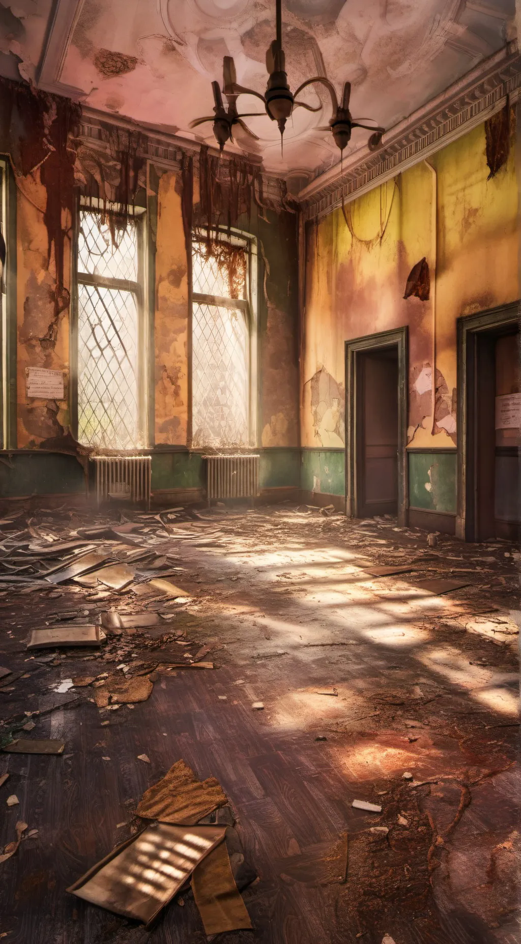 ai character: mental hospital  background