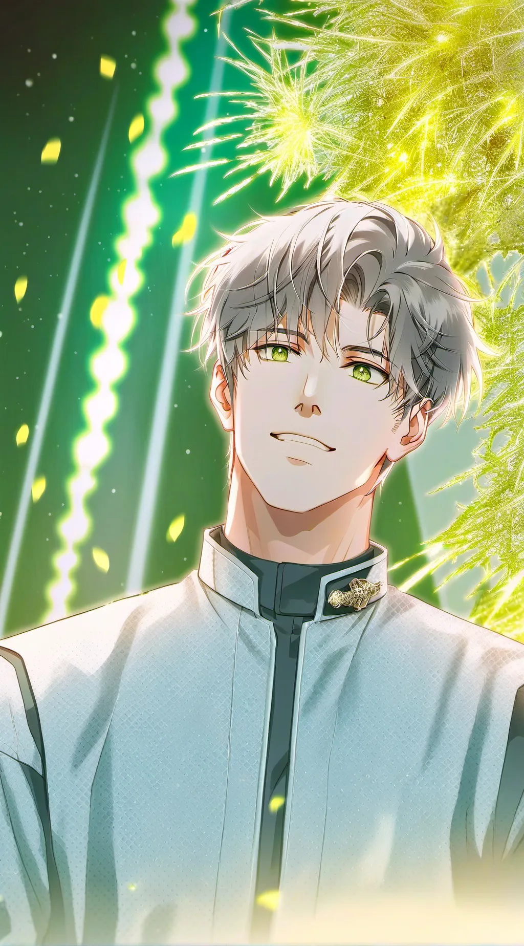 ai character: jake at school. background