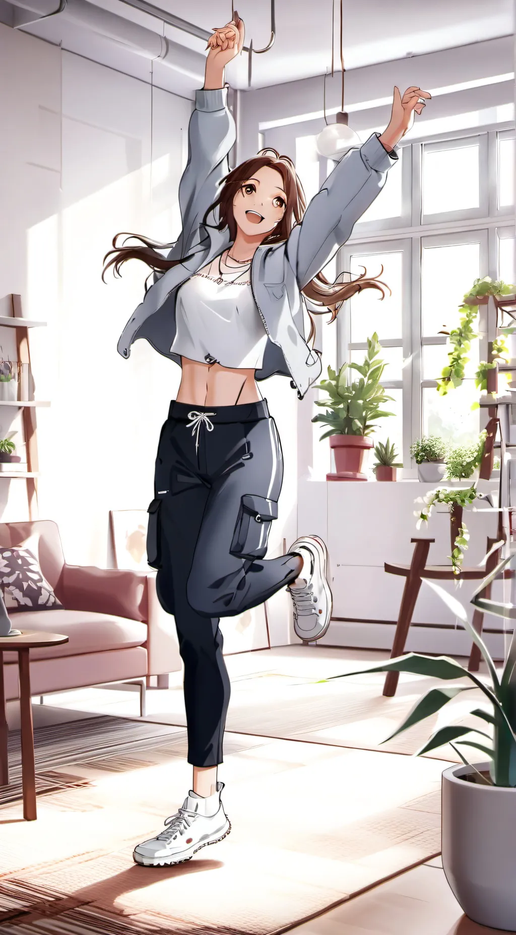 ai character: sarah background