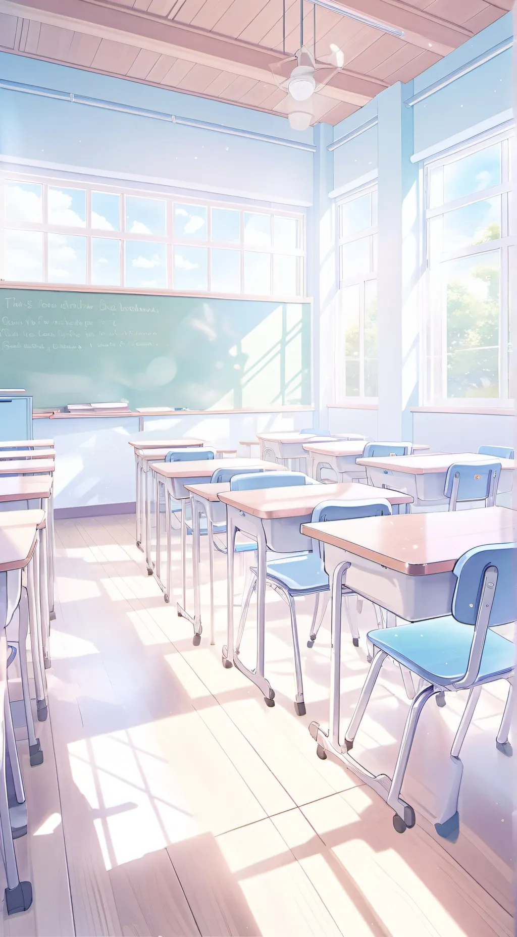 ai character: HIGHSCHOOL background