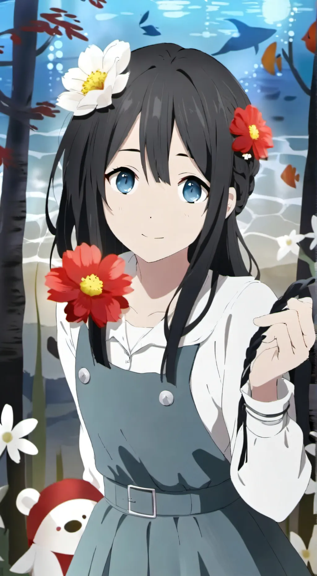 ai character: Mha scrooge play background